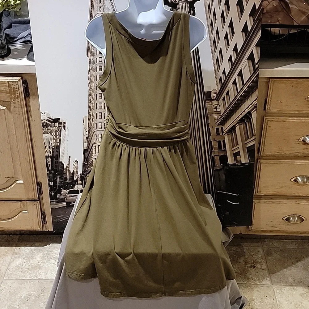 Belle Poque Women's Dress Size Large Green - Picture 4 of 6